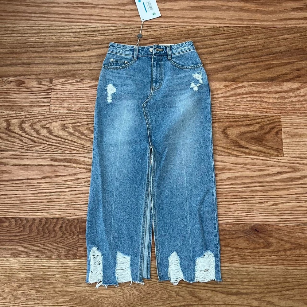 denim  skirt